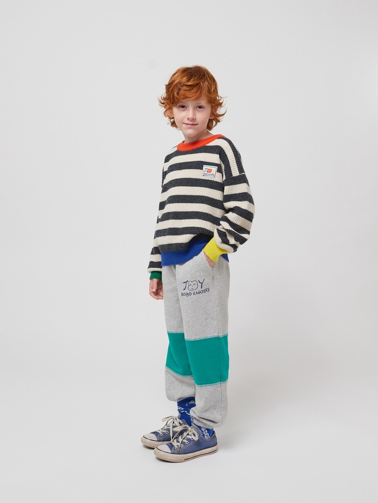 Bobo Choses Smiling stripes jumper