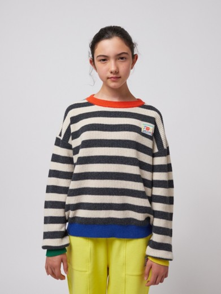 Bobo Choses Smiling stripes jumper