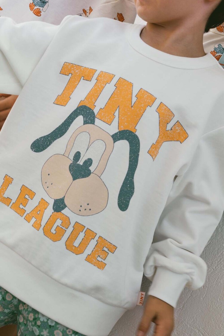 Tinycottons Tiny League Graphic Sweatshirt - Off-White