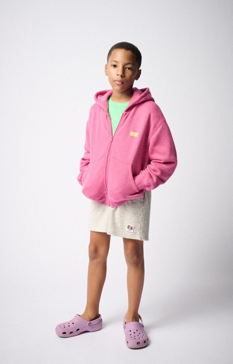 American Vintage DOVEN Sweater - Geranium Fluo Surteint