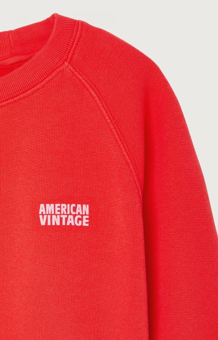 American Vintage IZUBIRD Sweater - Fraise Vintage