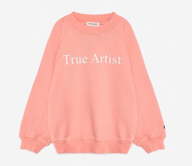True Artist Sweatshirt no01 Pink Peach