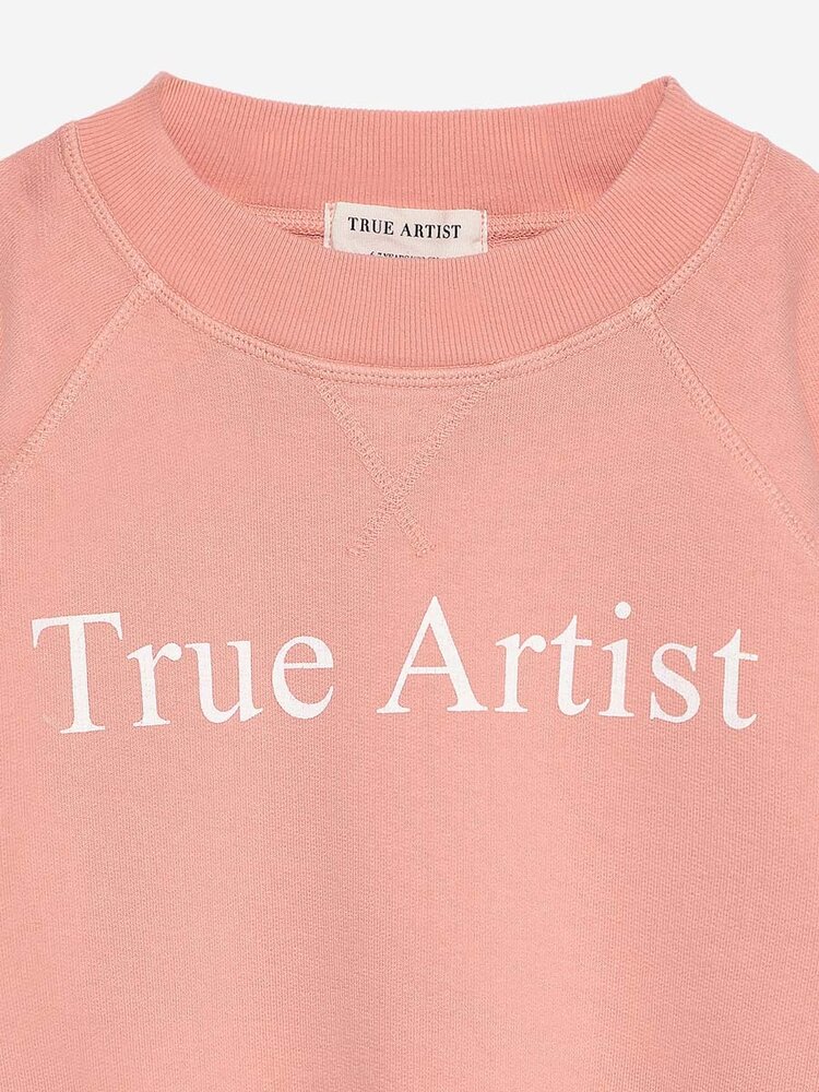 True Artist Sweatshirt no01 Pink Peach
