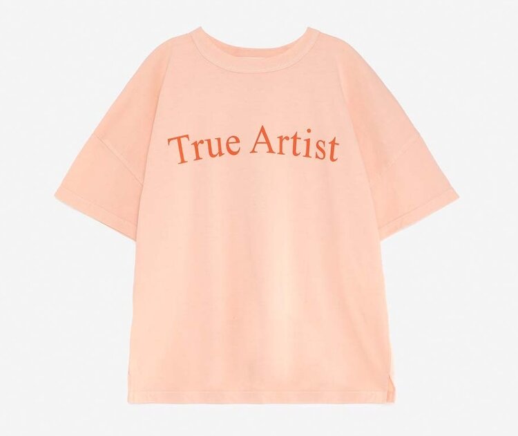 True Artist Tshirt no01 Soft Salmon