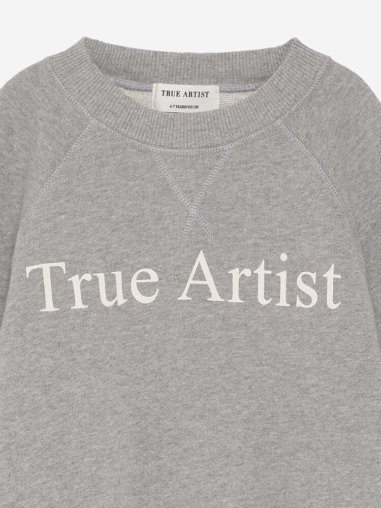 True Artist Sweatshirt no01 Melange Gray