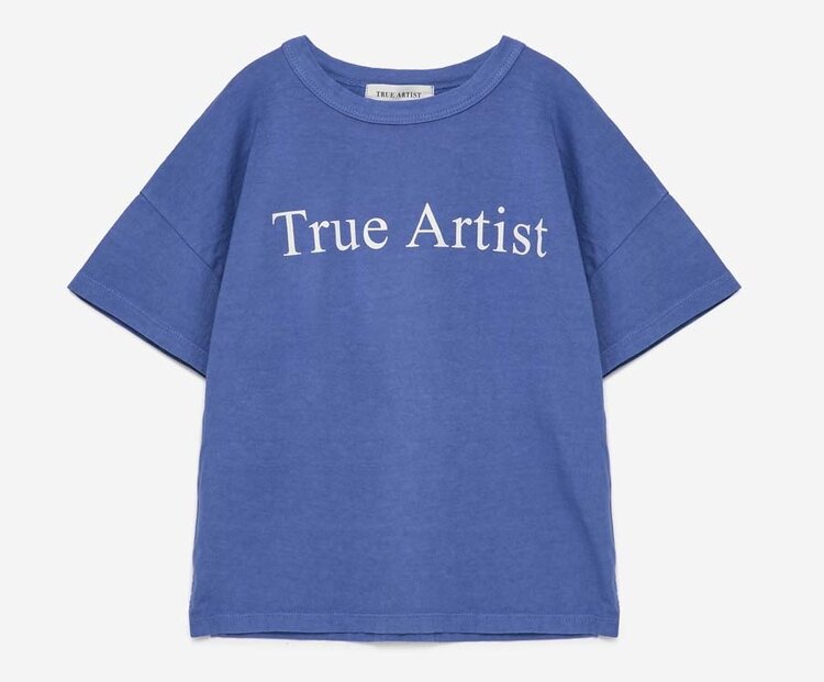 True Artist Tshirt no01 Iris Blue