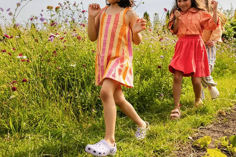 Sproet & Sprout Sleeveless Dress Stripes - Nectarine