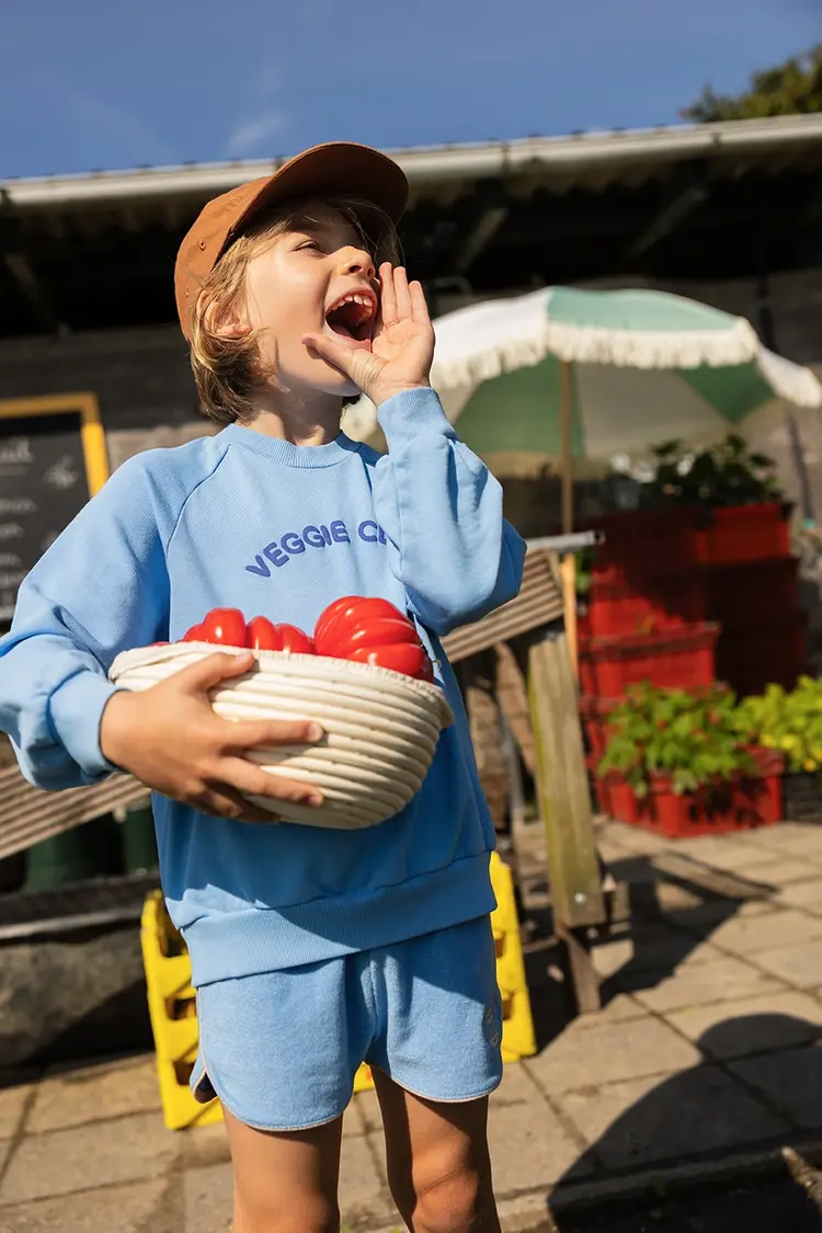 Sproet & Sprout Terry Sport Shorts - Breezy Blue