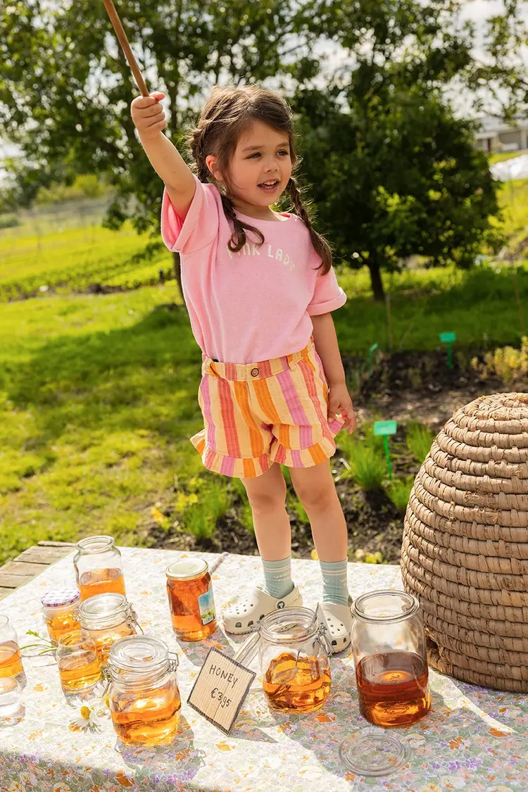 Sproet & Sprout Terry T-shirt Pink Lady - Summer Sorbet