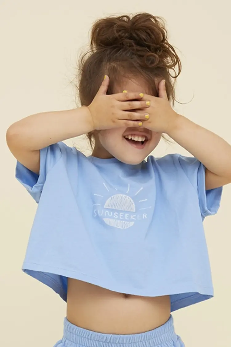 Sproet & Sprout T-shirt Boxy Sunseeker - Breezy Blue