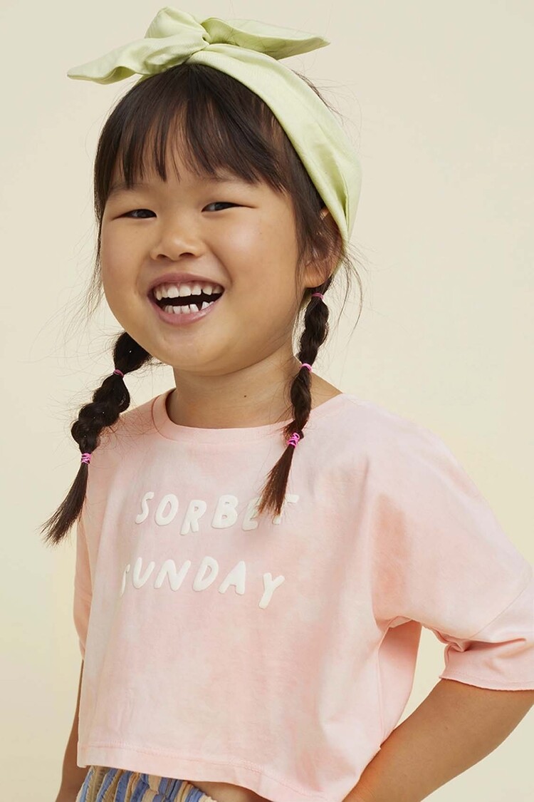 Sproet & Sprout Cropped T-shirt Sorbet Sunday