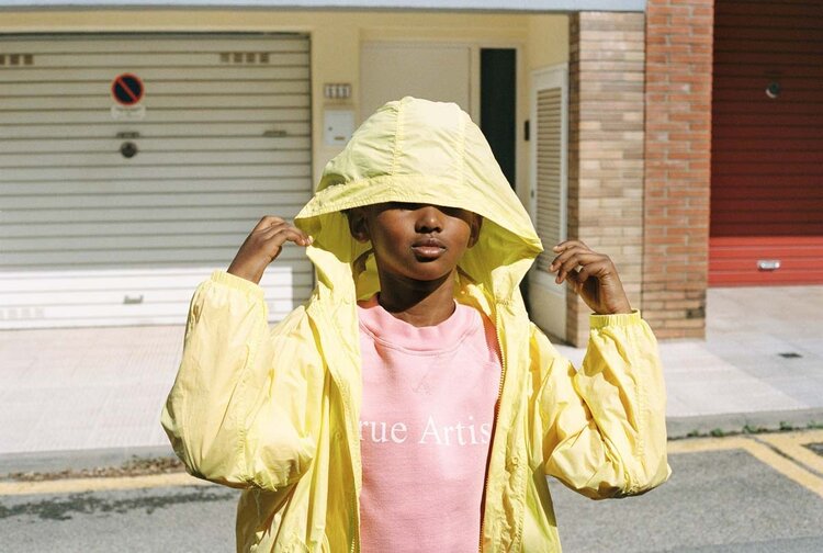 True Artist Sweatshirt no01 Pink Peach