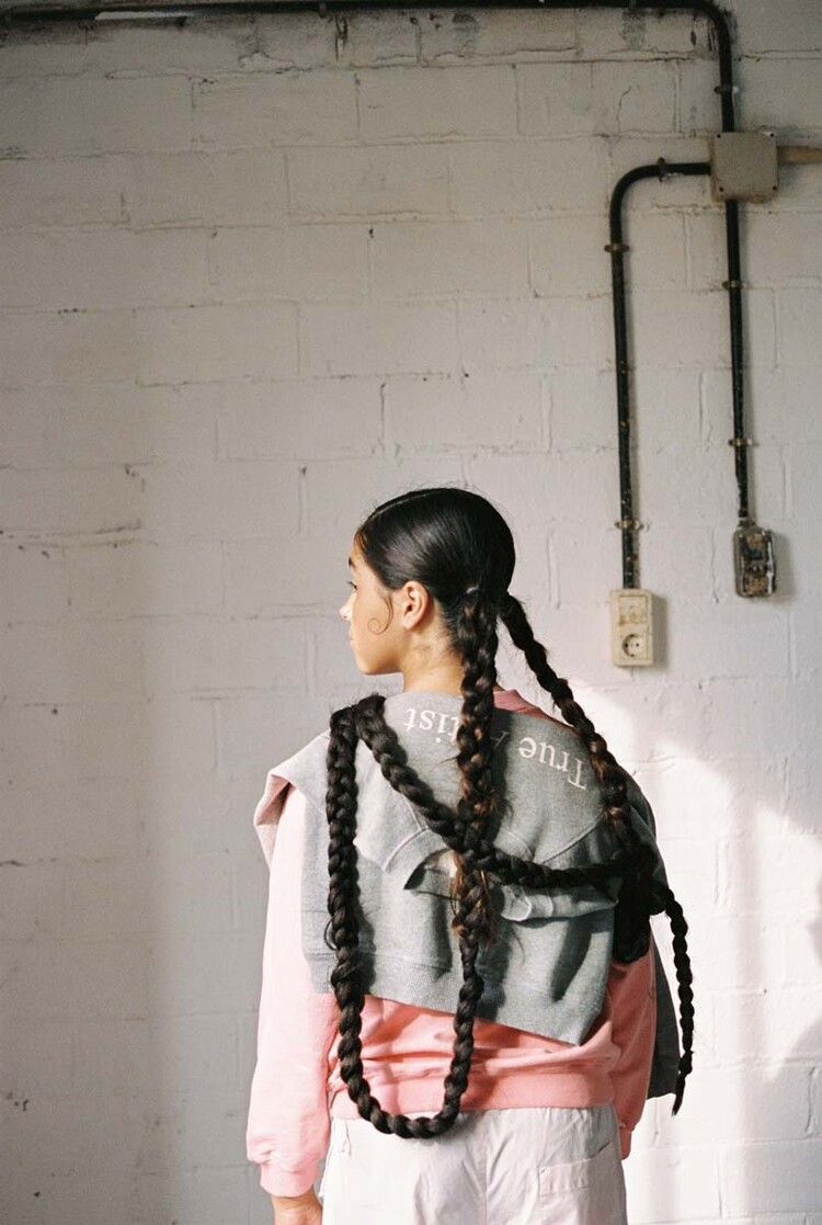 True Artist Sweatshirt no01 Pink Peach