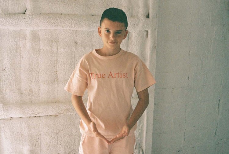True Artist Tshirt no01 Soft Salmon