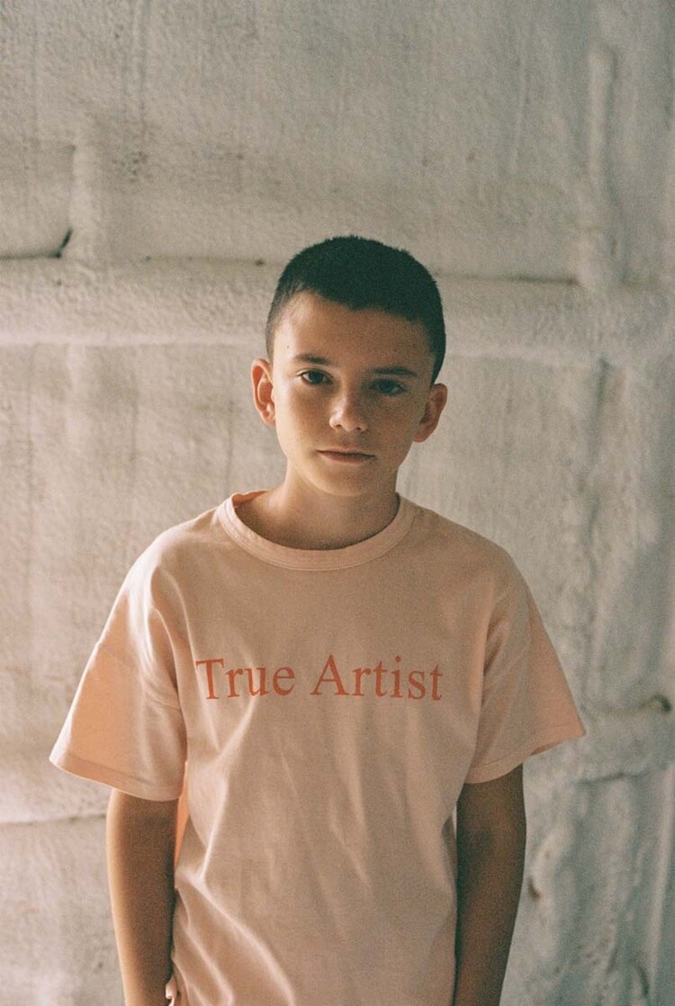 True Artist Tshirt no01 Soft Salmon