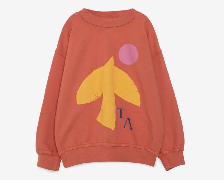 True Artist Sweatshirt no07 Spicy Red Yellow Bird