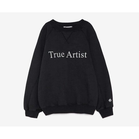 True Artist Sweatshirt no01 Peat Black