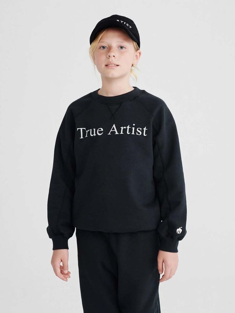True Artist Sweatshirt no01 Peat Black
