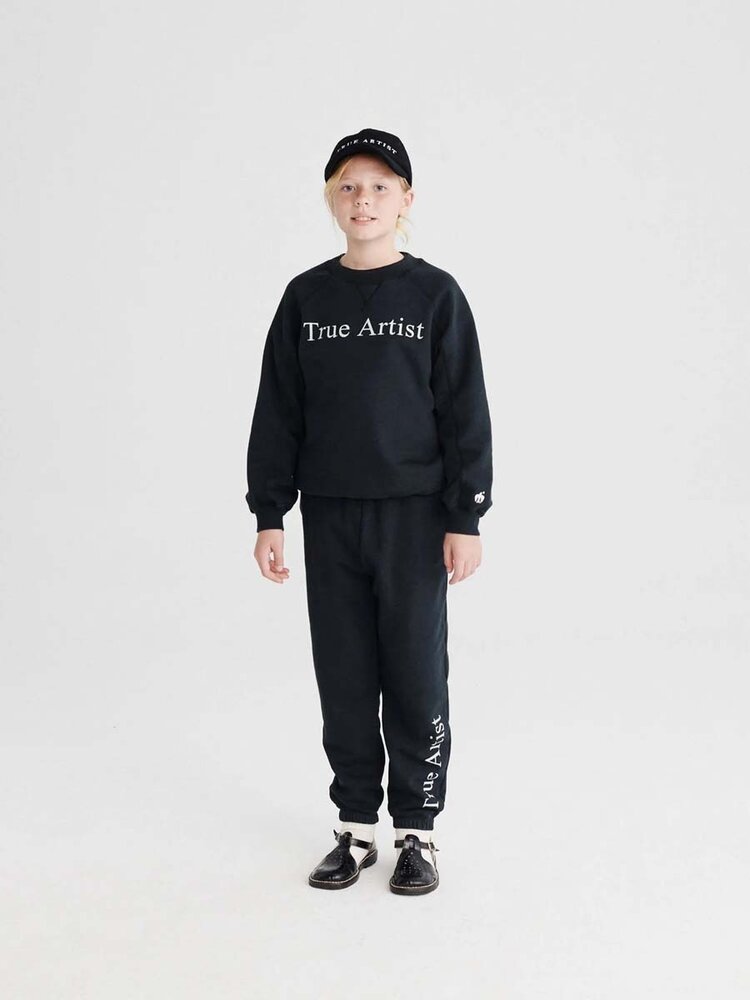 True Artist Sweatpants no05 Peat Black