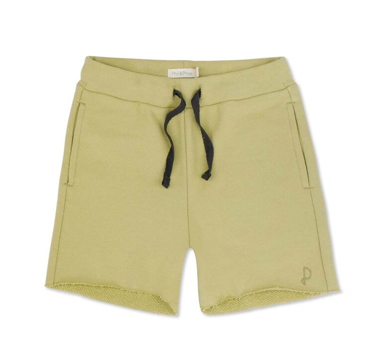 Phil & Phae Chunky sweat shorts - soft matcha
