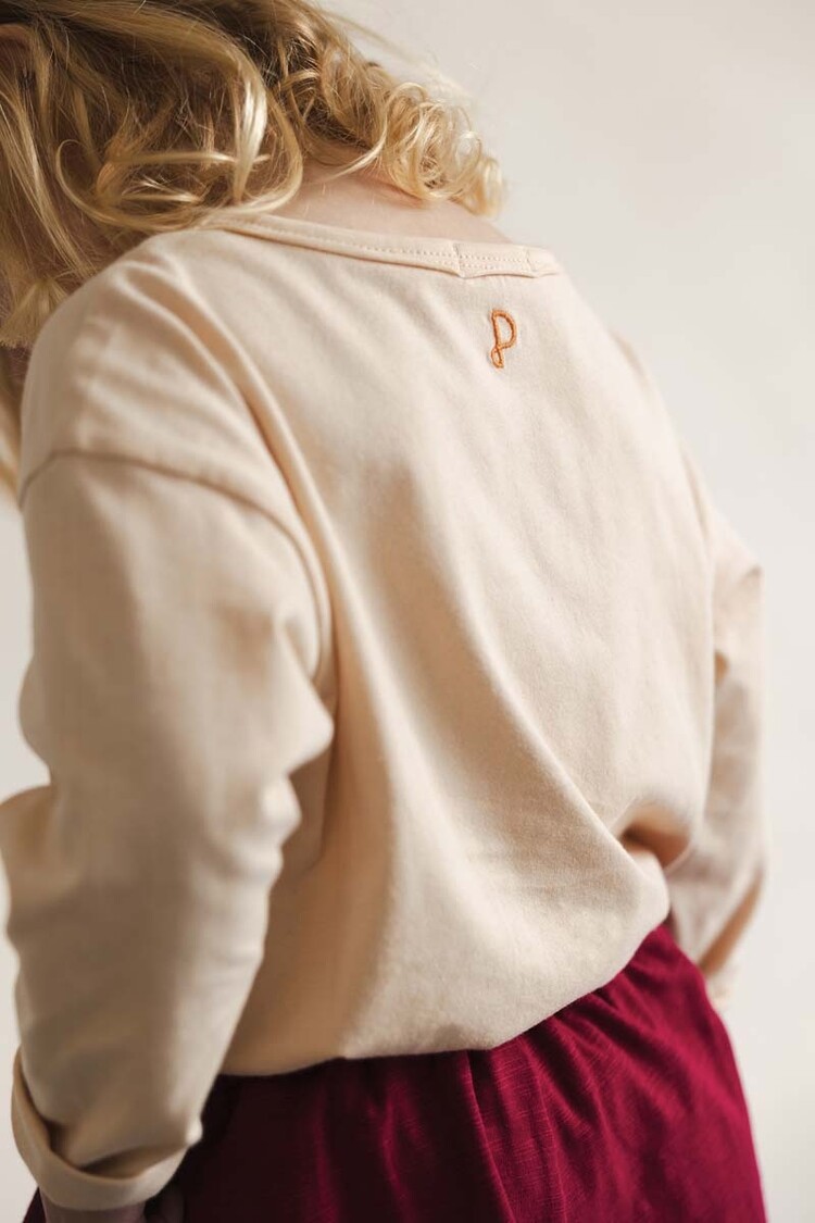 Phil & Phae Oversized tee l/s - marshmallow