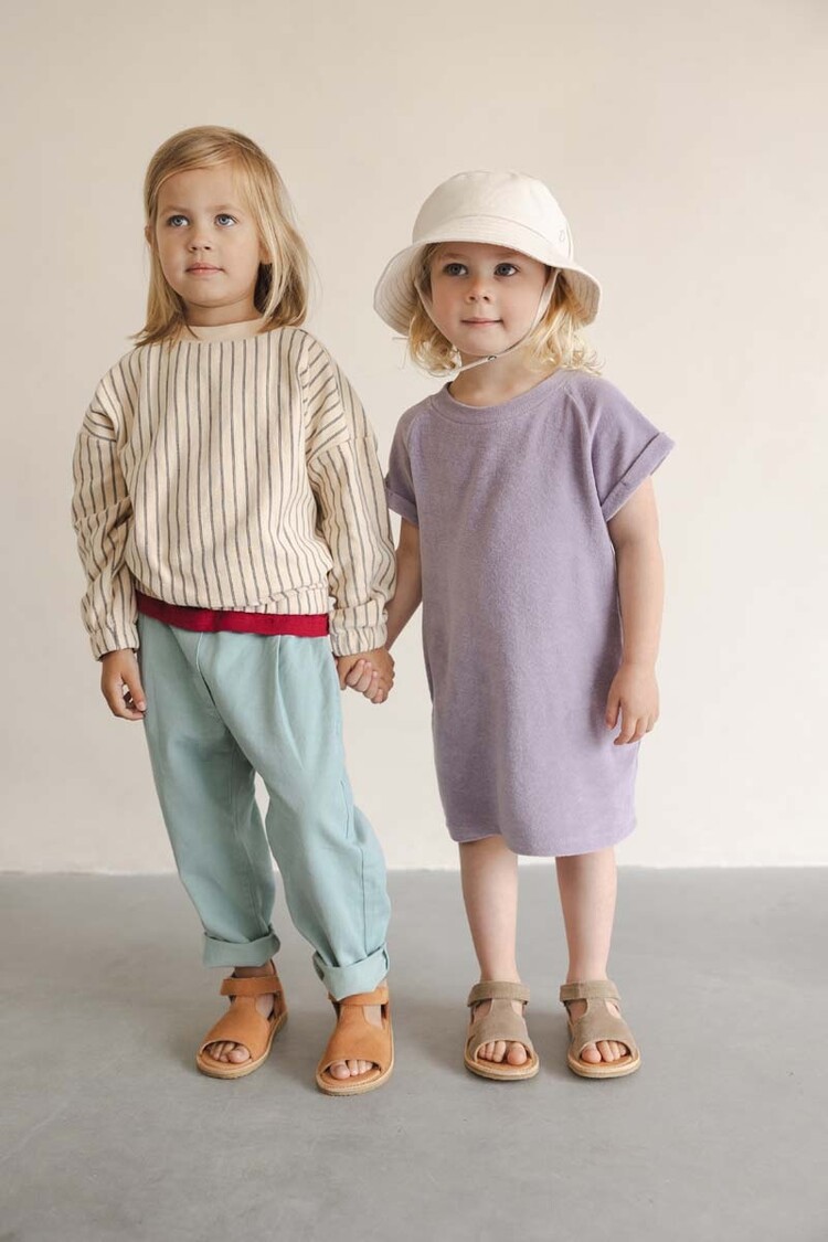 Phil & Phae Twill loose pants - stormy