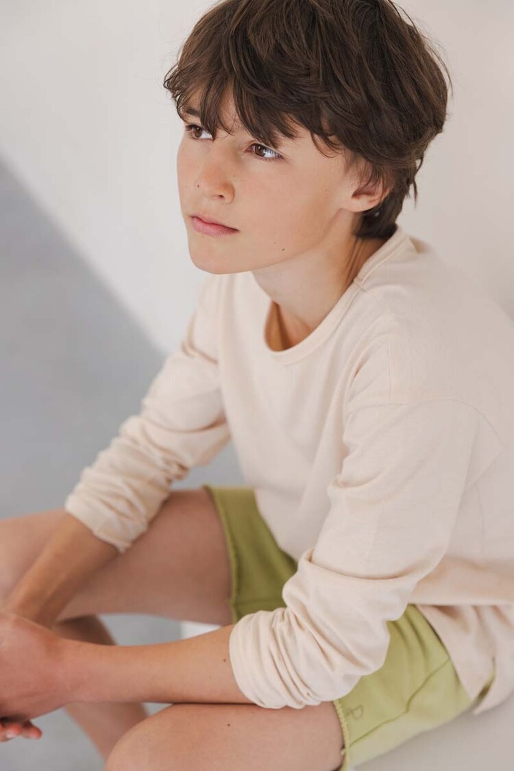 Phil & Phae Oversized tee l/s - marshmallow