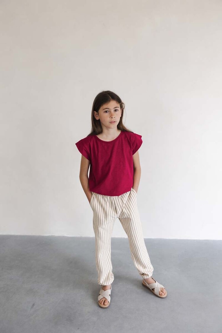 Phil & Phae Joggers stripes - marshmallow stripes