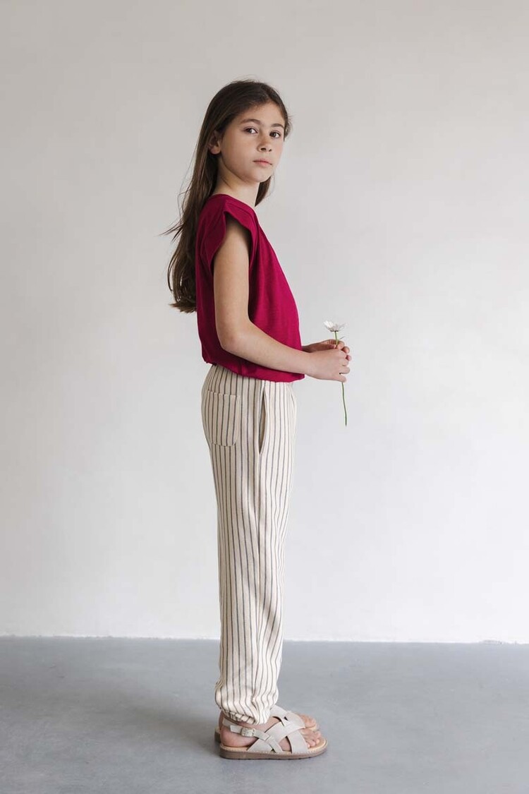 Phil & Phae Joggers stripes - marshmallow stripes