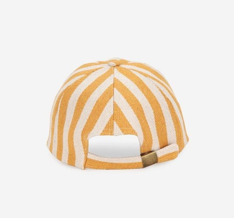 True Artist Cap nº01 Naples Yellow Stripes