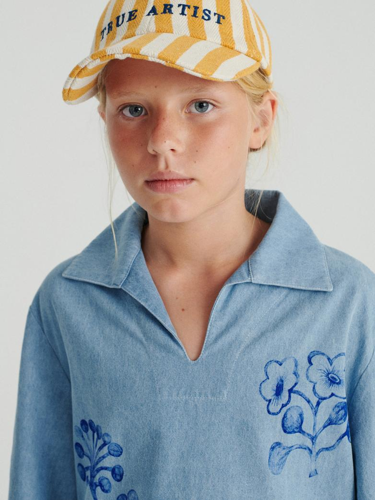 True Artist Cap nº01 Naples Yellow Stripes