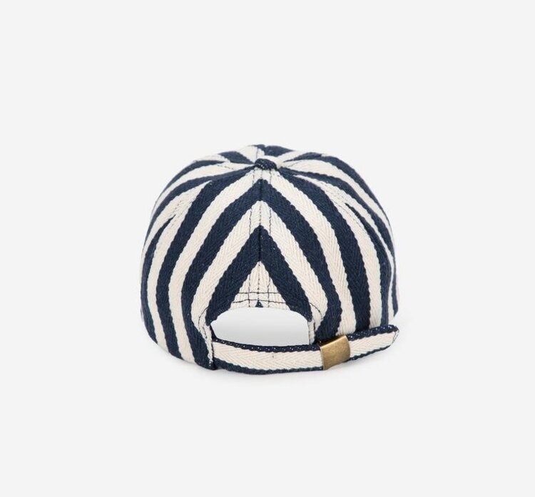 True Artist Cap nº01 Navy Blue Stripes