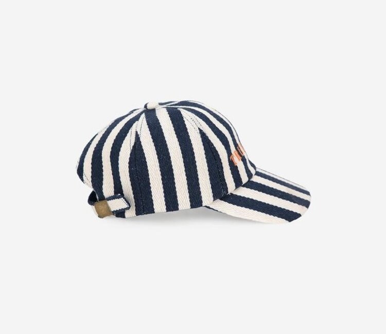 True Artist Cap nº01 Navy Blue Stripes