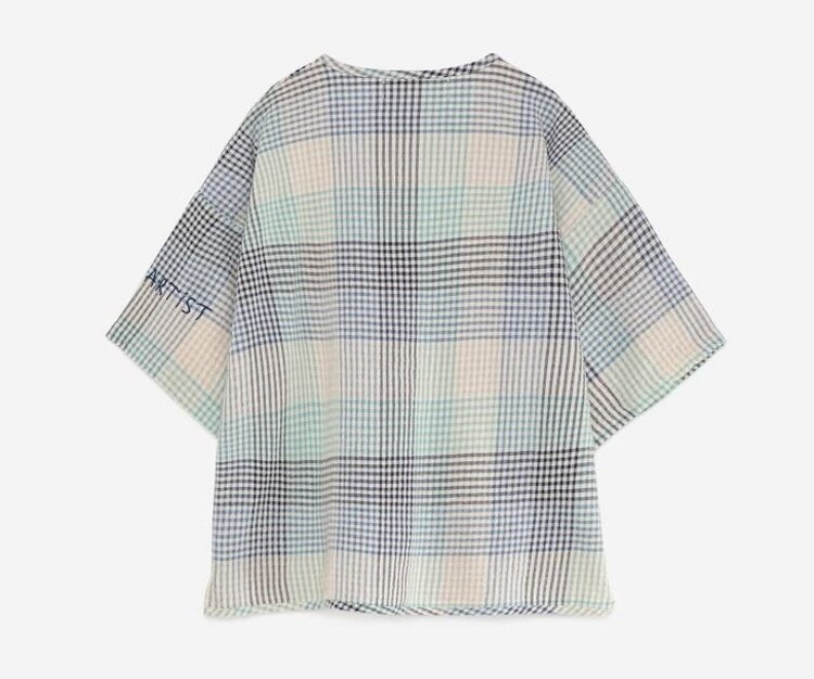 True Artist Shirt nº04 Turquoise Gray