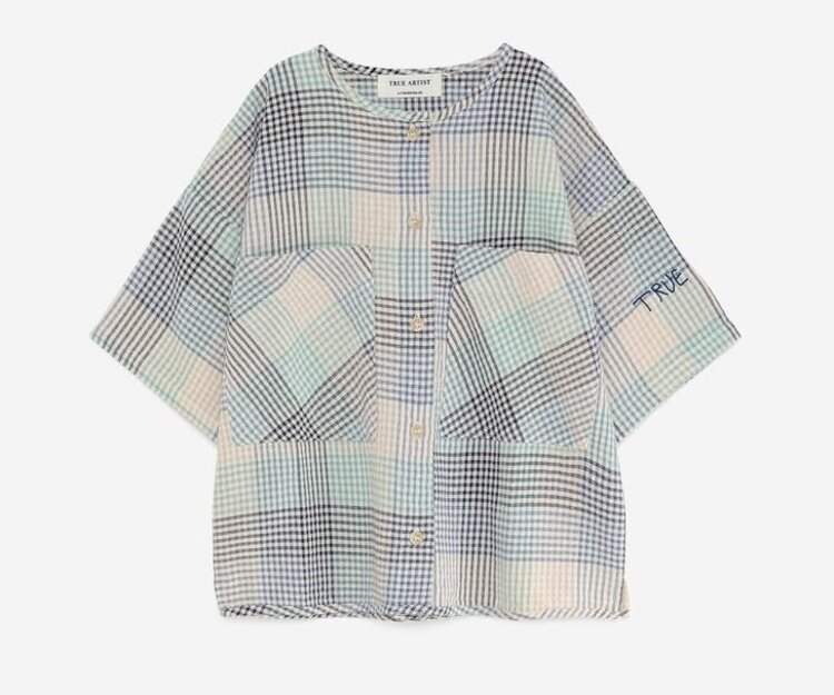 True Artist Shirt nº04 Turquoise Gray