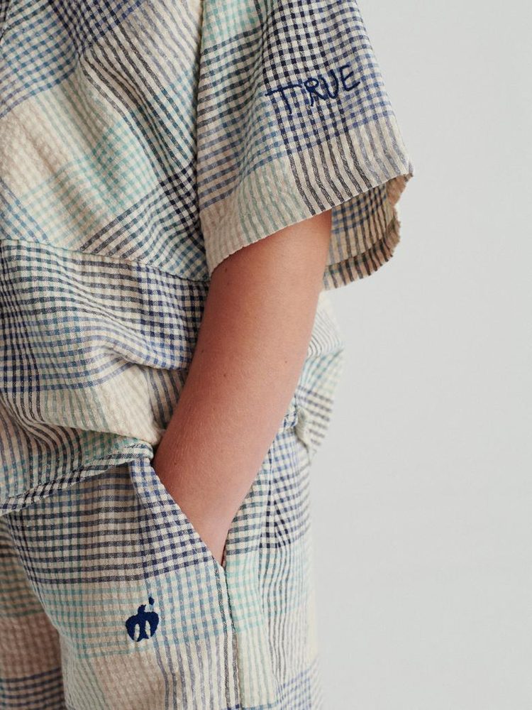 True Artist Shirt nº04 Turquoise Gray