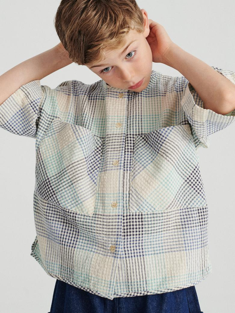 True Artist Shirt nº04 Turquoise Gray