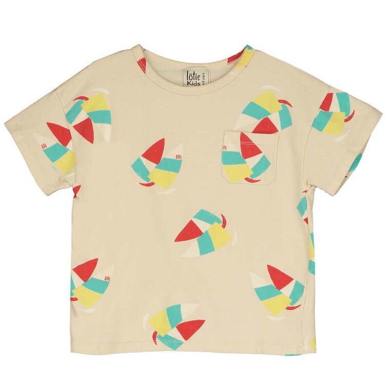 Lotiekids Tshirt Windsurf - Vanille