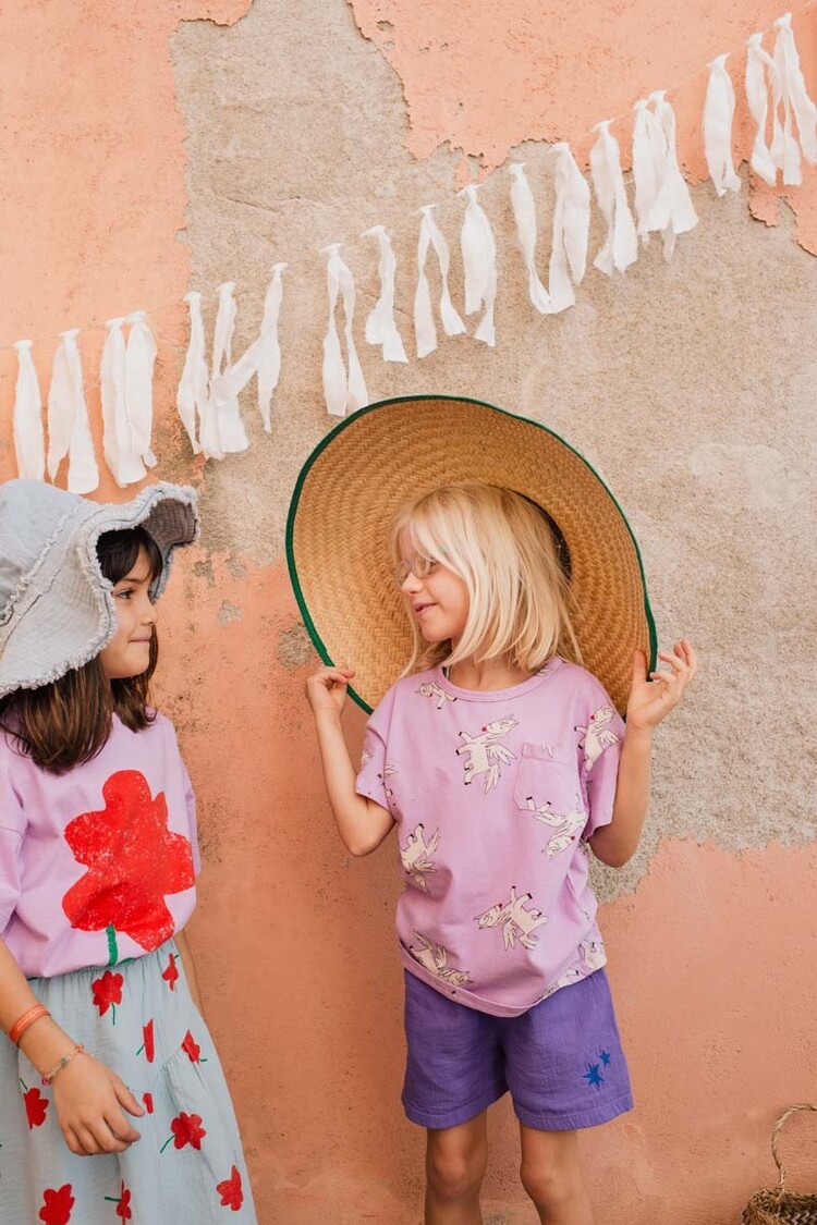 Lotiekids Tshirt Pegasus All Over - Verbena