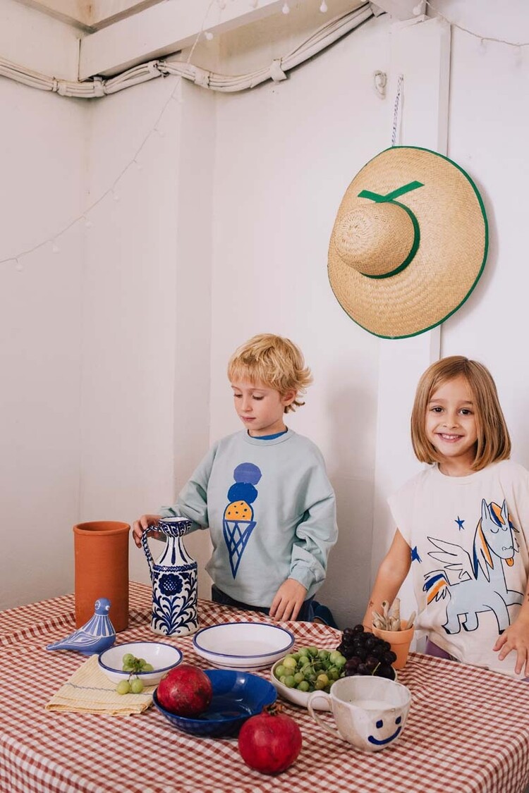 Lotiekids Sleeveless Tshirt Pegasus Stars - Off White