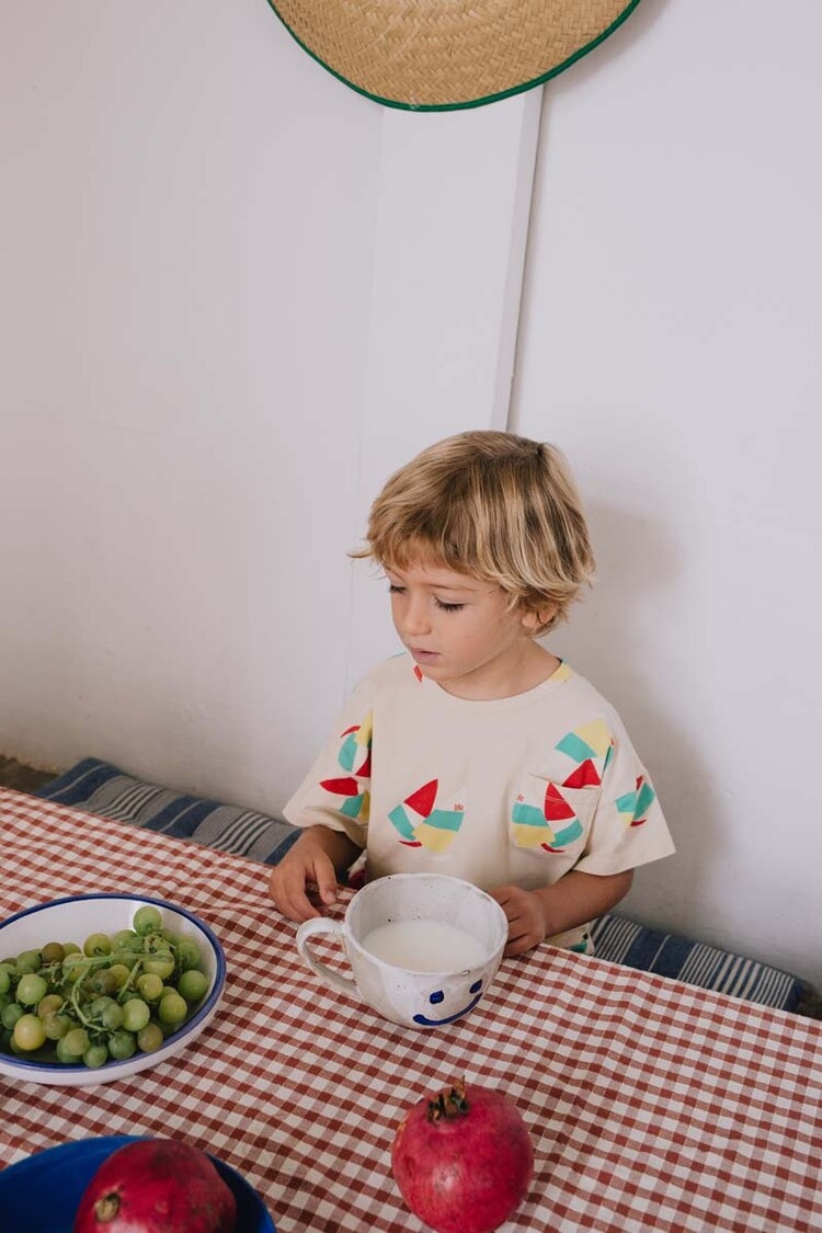 Lotiekids Tshirt Windsurf - Vanille