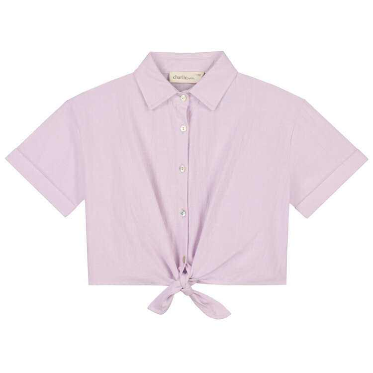 Charlie Petite Georgie Blouse Lilac