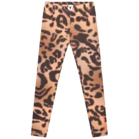ALIX Knitted jaguar leggings - animal