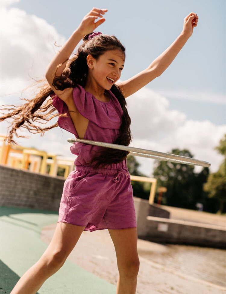 Jenest Eden Playsuit - Violet Purple