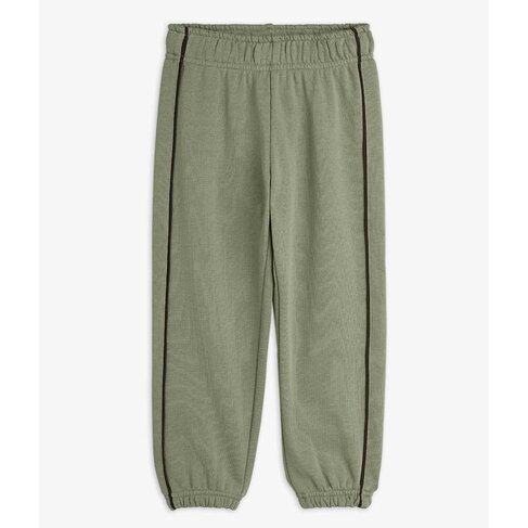 Mini Rodini Plain Piping Sweatpants - Green