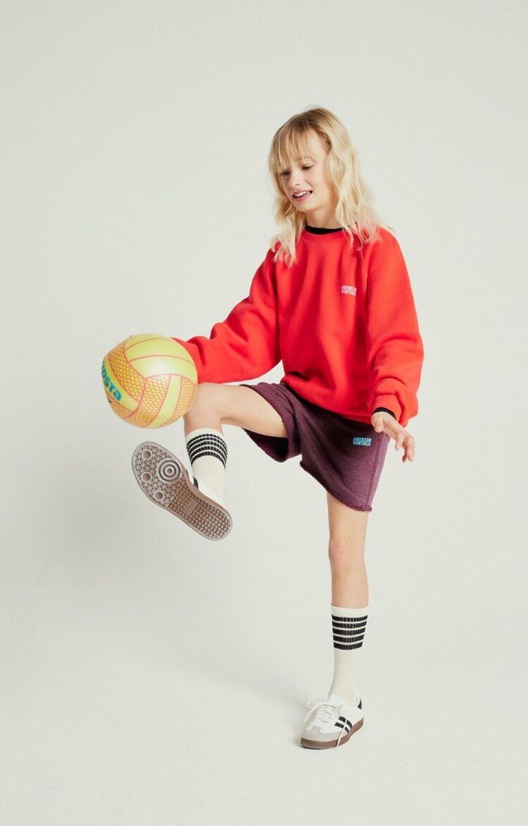 American Vintage IZUBIRD Sweater - Fraise Vintage