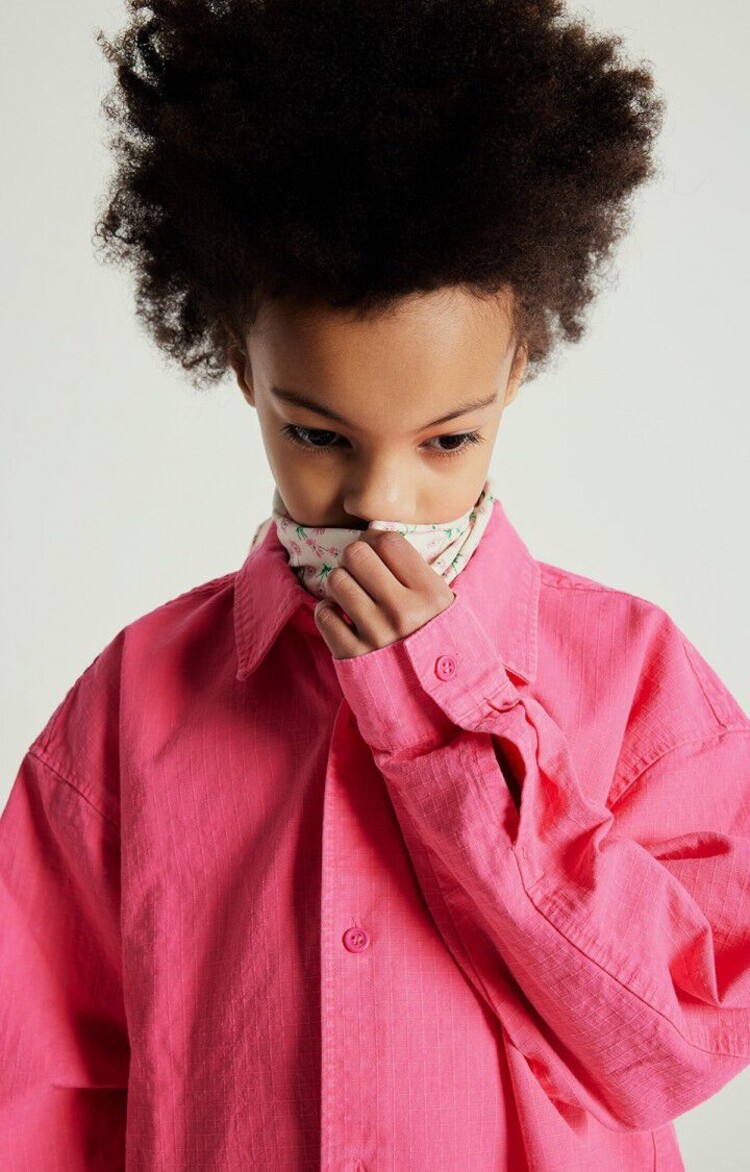 American Vintage RYGYBAY Chemises - Geranium Fluo