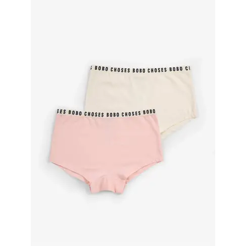 Bobo Choses Bobo Choses panties set Off-white/Pink