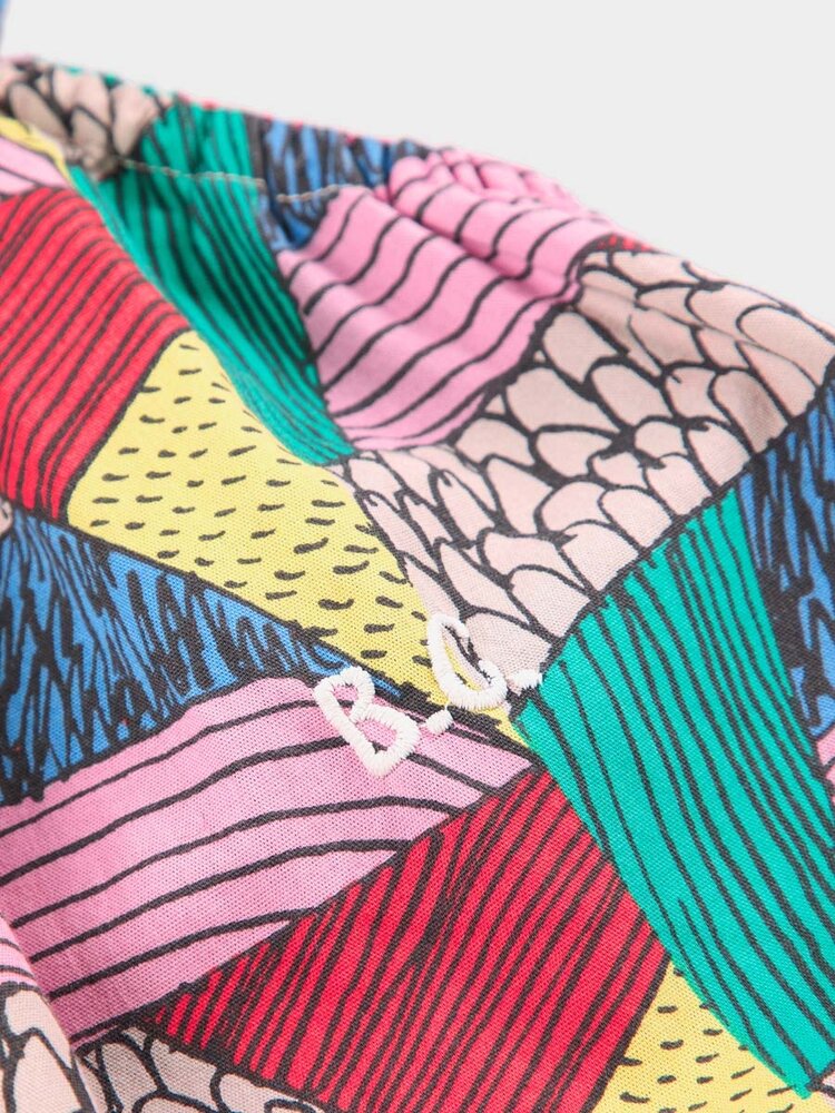 Bobo Choses Ethnic all over ruffled woven dress