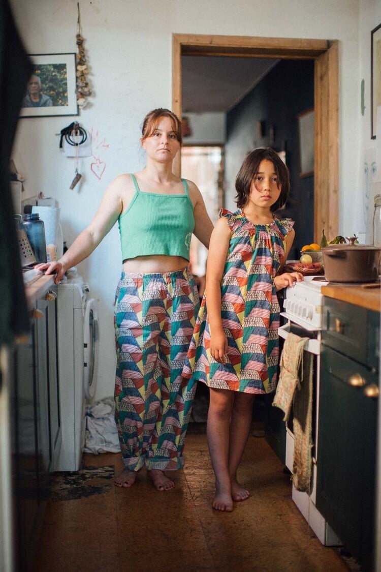 Bobo Choses Ethnic all over ruffled woven dress